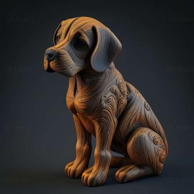 3D model Dog (STL)